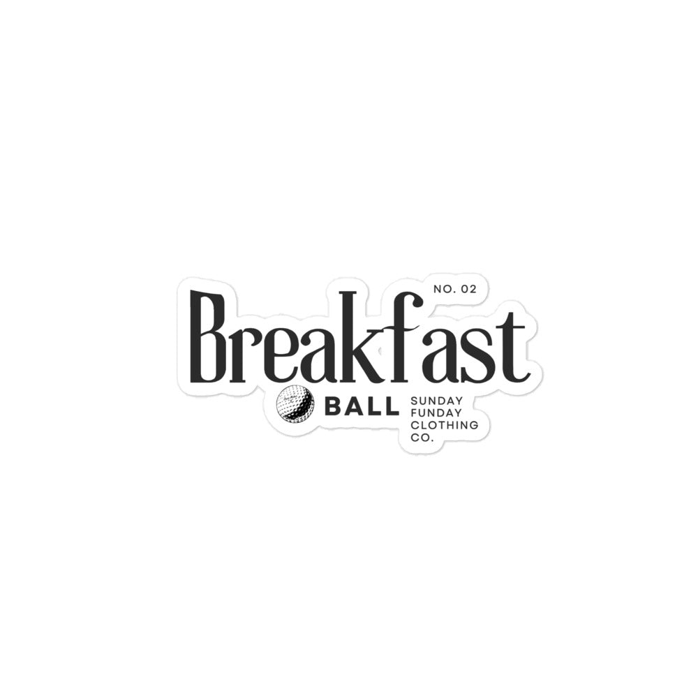 Breakfast Ball Stickers